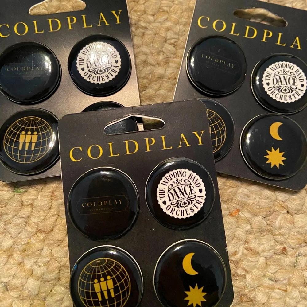 Coldplay buttons - Picture 2 of 2